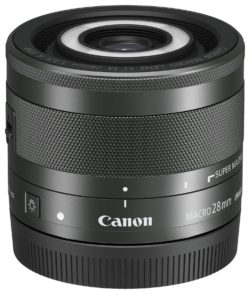 Canon EF-M 28mm f/3.5 Macro IS STM Lens.
